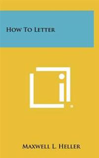 Kirjan kansi "How to Letter"