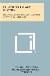 Kirjan kansi "Principles of Art History: The Problem of the Development of Style in Later Art"