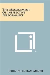 Kirjan kansi "The Management of Ineffective Performance"