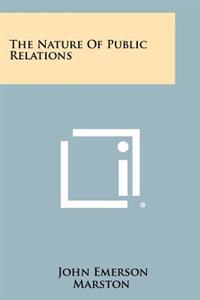 Kirjan kansi "The Nature of Public Relations"