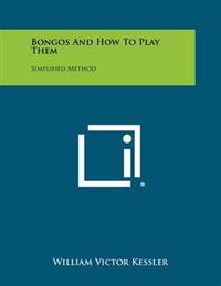 Kirjan kansi "Bongos and How to Play Them: Simplified Method"