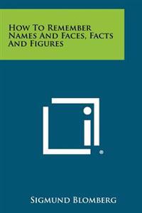 Kirjan kansi "How to Remember Names and Faces, Facts and Figures"