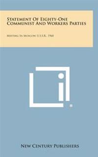 Kirjan kansi "Statement of Eighty-One Communist and Workers Parties: Meeting in Moscow, U.S.S.R., 1960"