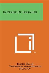 Kirjan kansi "In Praise of Learning"