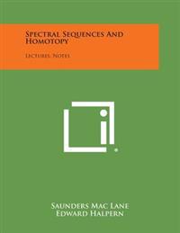 Kirjan kansi "Spectral Sequences and Homotopy: Lectures, Notes"