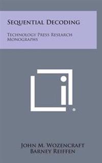 Kirjan kansi "Sequential Decoding: Technology Press Research Monographs"