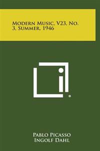 Kirjan kansi "Modern Music, V23, No. 3, Summer, 1946"