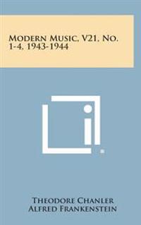 Kirjan kansi "Modern Music, V21, No. 1-4, 1943-1944"