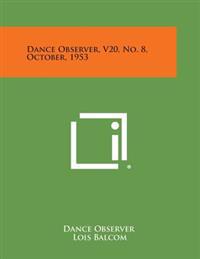 Dance Observer, V20, No. 8, October, 1953