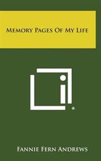 Kirjan kansi "Memory Pages of My Life"