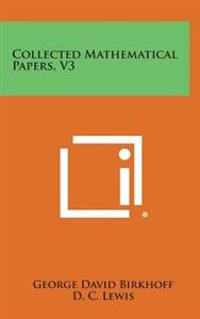 Kirjan kansi "Collected Mathematical Papers, V3"