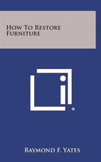 Bokomslag for "How to Restore Furniture"