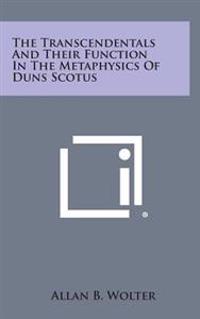 Kirjan kansi "The Transcendentals and Their Function in the Metaphysics of Duns Scotus"