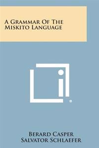 Kirjan kansi "A Grammar of the Miskito Language"