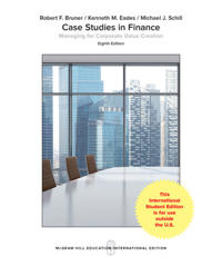 Kirjan kansi "Case Studies in Finance"