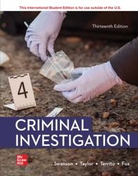 Criminal Investigation ISE