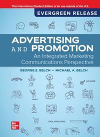 Advertising and Promotion: An Integrated Marketing Communications Perspective: 2026 Release ISE