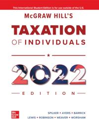 McGraw-Hill's Taxation of Individuals 2022 Edition ISE