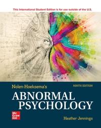 Nolen-Hoeksema's Abnormal Psychology ISE
