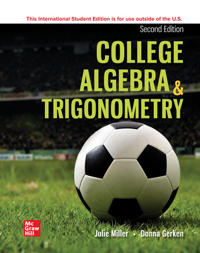 College Algebra & Trigonometry ISE