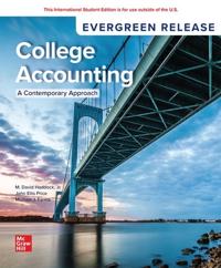 College Accounting (A Contemporary Approach): 2026 Release ISE