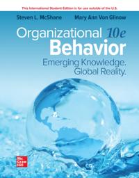 Organizational Behavior: Emerging Knowledge. Global Reality ISE