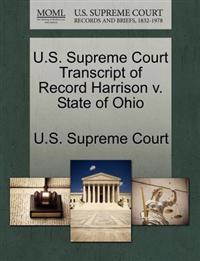 U.S. Supreme Court Transcript of Record Harrison V. State of Ohio