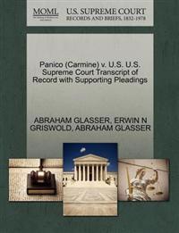 Panico (Carmine) V. U.S. U.S. Supreme Court Transcript of Record with Supporting Pleadings