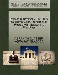 Persico (Carmine) V. U.S. U.S. Supreme Court Transcript of Record with Supporting Pleadings