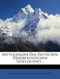 Mitteilungen Der Deutschen Dendrologischen Gesellschaft...