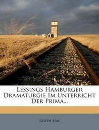 Lessings Hamburger Dramaturgie Im Unterricht Der Prima.
