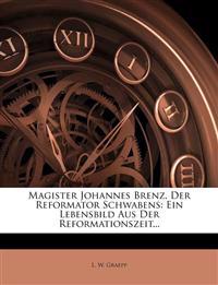 Magister Johannes Brenz, der Reformator Schwabens.