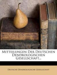 Kirjan kansi "Mitteilungen Der Deutschen Dendrologischen Gesellschaft..."