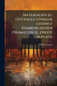 Materialien zu Gotthold Ephraim Lessings Hamburgischer Dramaturgie, zweite Auflage