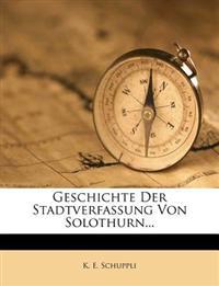 Geschichte der Stadtverfassung von Solothurn