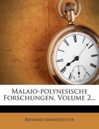 Malaio-Polynesische Forschungen, Volume 2...