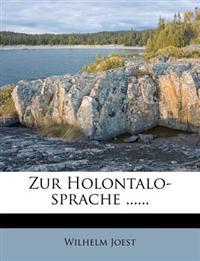 Zur Holontalo-Sprache ......