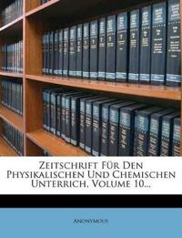 Bokomslag för "Zeitschrift Fur Den Physikalischen Und Chemischen Unterricht."