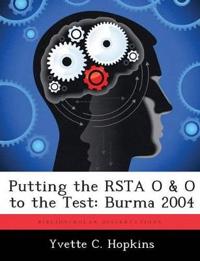 Putting the RSTA O & O to the Test