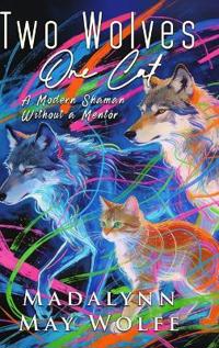 Two Wolves One Cat