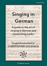 Singing in Germans - lower voices