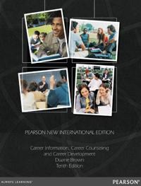 Career Information, Career Counseling, and Career Development