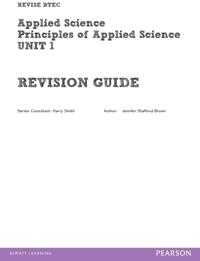 BTEC First Applied Science Revision Guide Unit 1 Library Edition