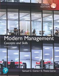Modern Management: Concepts and Skills, Global Edition