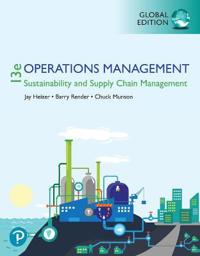 Bokomslag för "Operations Management: Sustainability and Supply Chain Management, Global Edition + MyLab Operations Management with Pearson eText (Package)"