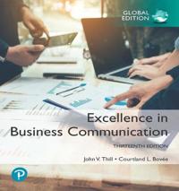 Bokomslag for "Excellence In Business Communication, Global Edition"