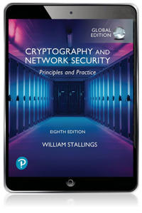 Cryptography and Network Security: Principles and Practice, Global Edition