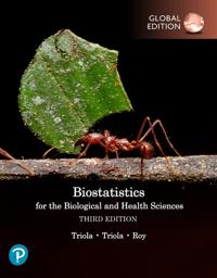 Biostatistics for the Biological and Health Sciences + MyLab Statistics with Pearson eText (Package)