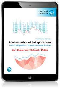 Bokomslag för "Mathematics with Applications in the Management, Natural and Social Sciences, Global Edition"
