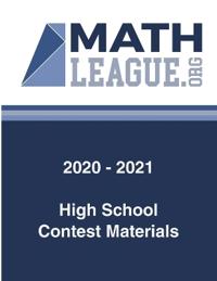 2020-2021 High School Contest Materials